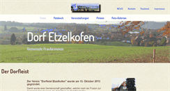 Desktop Screenshot of etzelkofen.ch
