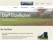 Tablet Screenshot of etzelkofen.ch